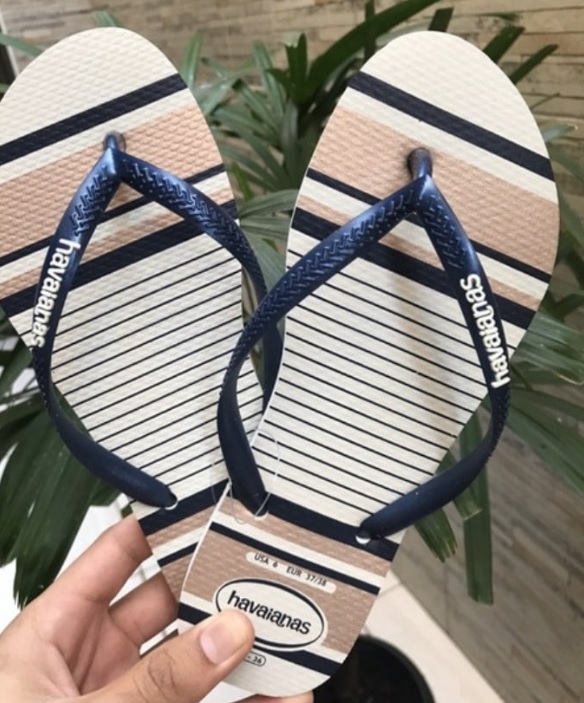 Chinelo Slim Nautical, Havaianas, Feminino na Amazon