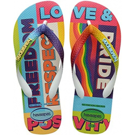 Chinelo Top Pride Rainbow Havaianas Adulto Unissex Tam 37/38 na Amazon