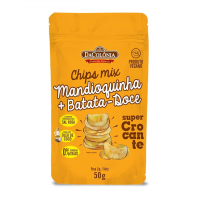 Chips De Mandioquinha E Batata Doce Dacolonia 50G na Amazon