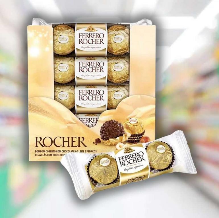 Chocolate Bombom Ferrero Rocher C/48 – Ferrero na Amazon