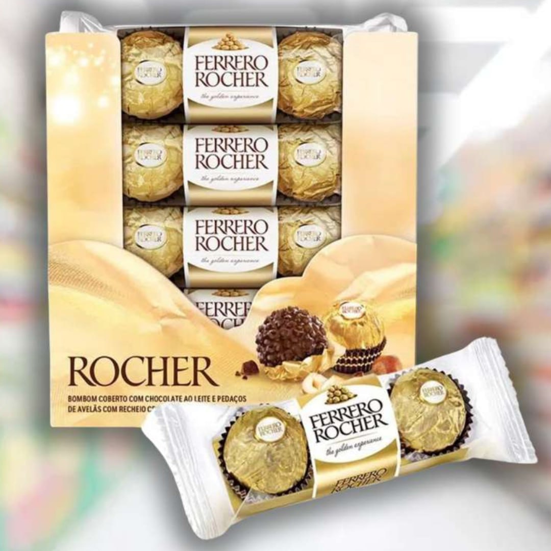 Chocolate Bombom Ferrero Rocher C/48 – Ferrero na Amazon