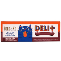 Chocolate Gold & Ko Deli+ 70% Cacau Zero Açúcar 15g na Drogaria Araujo