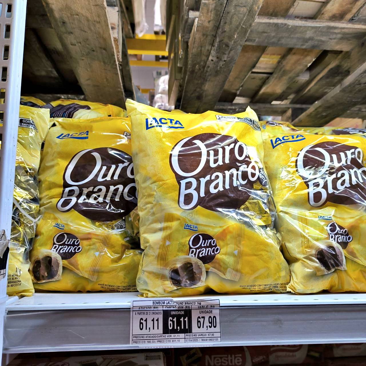 Chocolate Ouro Branco Pacote 1Kg na Amazon