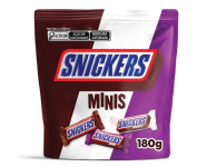 Chocolate Snickers Variedades Minis 180g na Amazon