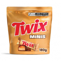 Chocolate Twix Original Minis 180g na Amazon
