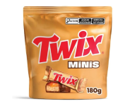 Chocolate Twix Original Minis 180g na Amazon