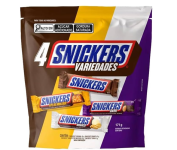 Chocolate Variedades Snickers -4 Unidades de 42g na Amazon