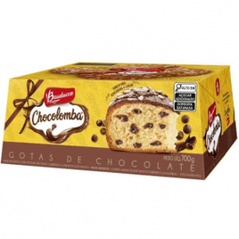 Chocolomba Pascal Com Gotas De Chocolate Bauducco 700g na Carrefour