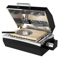 Churrasqueira A Gás GLP De Mesa A Bafo Metávila - GS550P Com Pedra Refratária E Espátula na Magazine Luiza