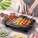 Churrasqueira Elétrica 110v 1500w Sem fumaça Grelhador de Mesa Portátil Churrasco na Magazine Luiza