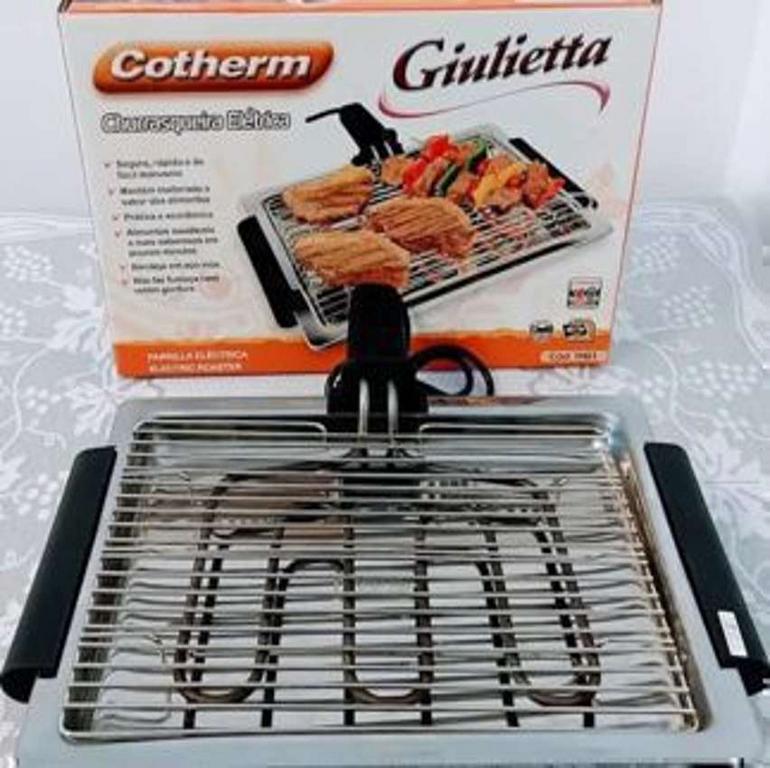 Churrasqueira Elétrica Recursos Inox 1250W Cotherm – Giulietta na Magazine Luiza