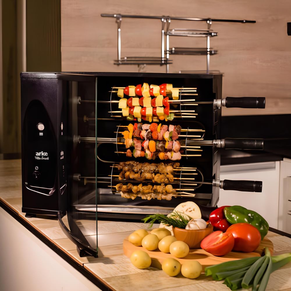 CHURRASQUEIRA ELETRICA ROT. VITTA SMART 3 ESPETOS – 220V – ARKE na Amazon