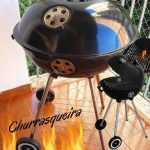 Churrasqueira Esmaltada A Bafo Guarapari 46cm Mor na Amazon