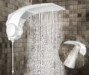 Chuveiro Elétrico Eletrônico Duo Shower Quadra 7500w 220v Branco na Amazon