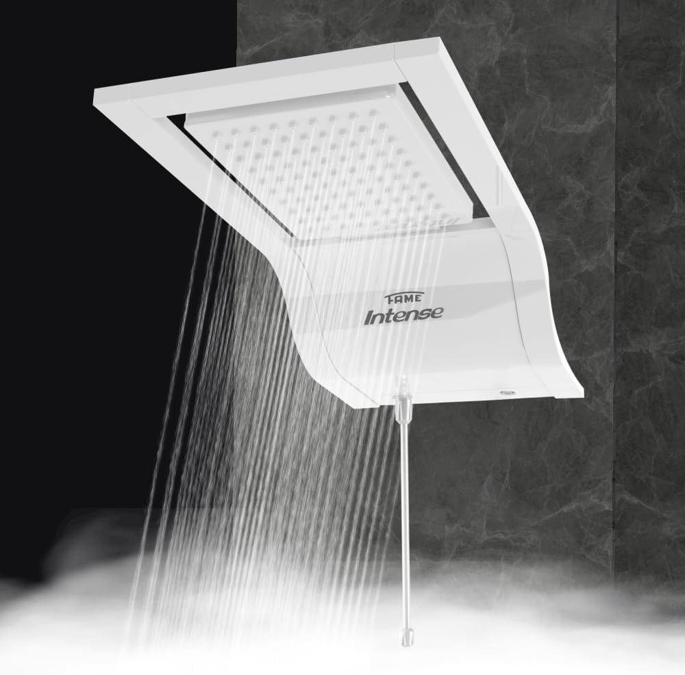 CHUVEIRO ELETRÔNICO – DUCHA INTENSE 220V – 6.500W WHITE – FAME na Amazon