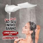 Chuveiro Loren Shower Multitemperaturas 7500W 220V~ Lorenzetti na Amazon