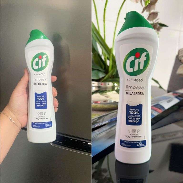 CIF Cremoso Limpeza Milagrosa remove 100% da sujeira 450 ml na Amazon