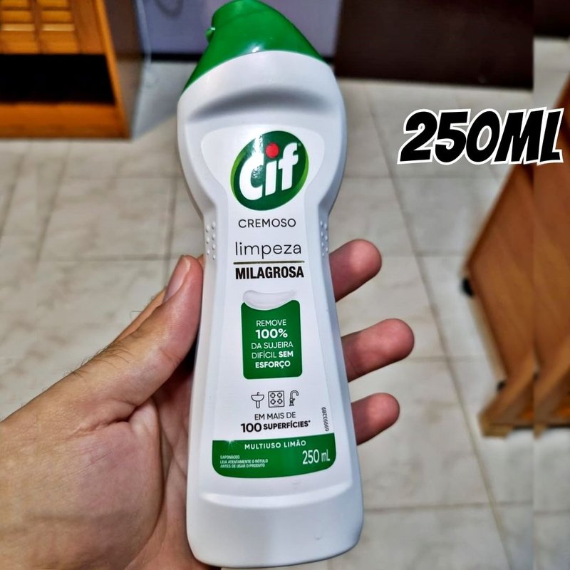 Cif Saponáceo Cremoso Multiuso Limão Squeeze 250Ml na Amazon