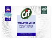 Cif Tabletes 4 Em 1 Para Máquina De Lavar Louças 324g na Amazon