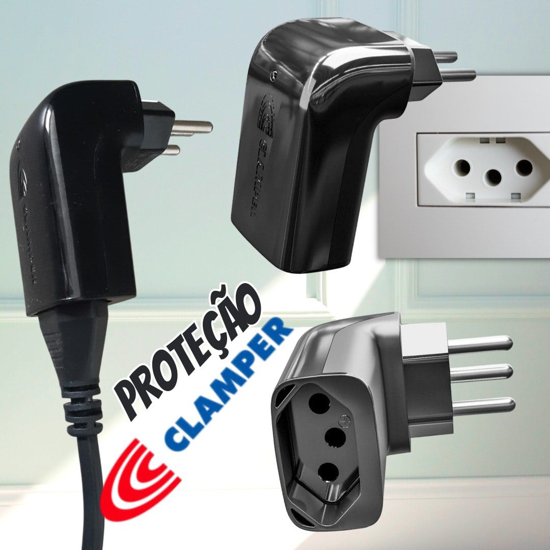 Clamper iCLAMPER Pocket Fit 3P 20A Preto na Amazon