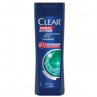 Clear Men Limpeza Diaria 2 Em 1 - Shampoo Anticaspa 400Ml na Amazon
