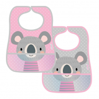 Clingo Babador Impermeável Bolso - Coleção Coala 2 Unid Rosa na Amazon