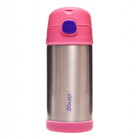 Clingo Garrafa Térmica Infantil Dupla Camada, Antivazamento, Livre De BPA, 310 Ml, Inox, Rosa na Amazon