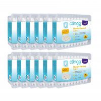 Clingo Kit Hastes Flexíveis De Algodão Para Bebê, Pack 12 Caixas Com 50 Unidades Cada na Amazon