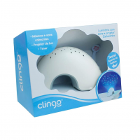 Clingo Luminária Com Luz E Sons Elefantinho Branco na Amazon