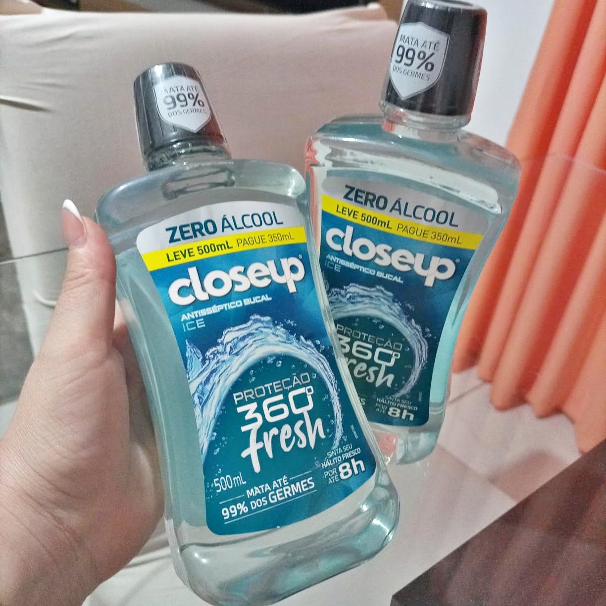Close Up Antisséptico Bucal Ice Sem Álcool 500 Ml na Amazon