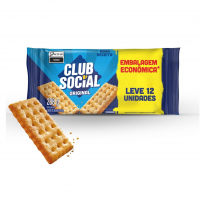 Club Social Original - Biscoito Regular, Embalagem Econômica, 288g na Amazon