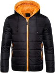 CNSTORE casacos e jaquetas masculinos Jaqueta puffer manga longa com capuz e zíper Jaqueta casual Slim Fit na Amazon