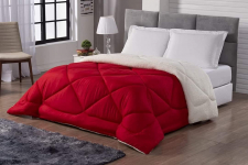 Cobertor Casal Queen Sherpa Tipo lã de Carneiro Dupla Face (Queen, Vermelho) na Amazon