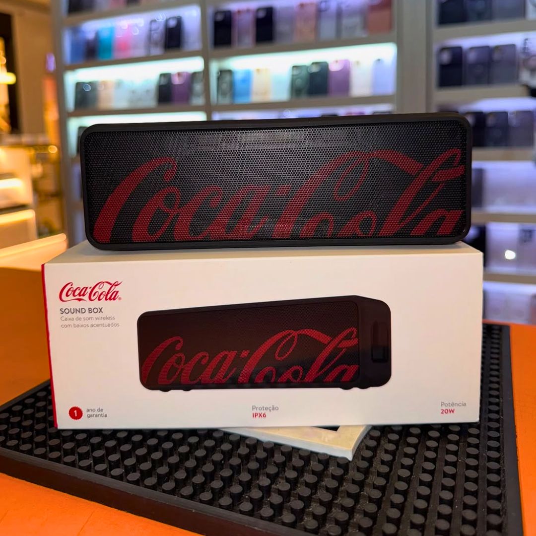 Coca-Cola Caixa de som Bluetooth – Preto na Amazon