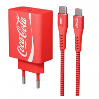 Coca-Cola Kit Carregador Com Cabo - Saída USB-C Para USB-C - PD 20W na Amazon