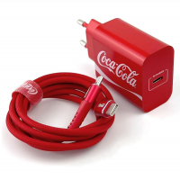 Coca-Cola Kit Carregador Com Cabo - Saída USB-C Para USB-C - PD 20W na Amazon