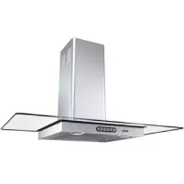 Coifa de Parede 90cm Vidro Retangular Duto Slim Inox CVR90 - Nardelli na Mega Mamute