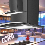 Coifa de Parede Dominox 60cm 4 Bocas – Inox 3 Velocidades Arketto Black na Magazine Luiza