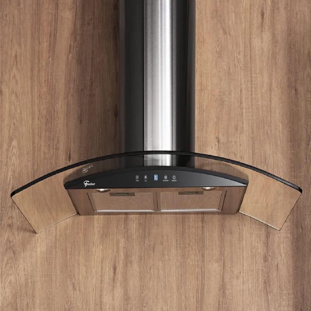 Coifa de Parede Fischer Talent TOUCH 90cm vidro Digital 127V na Amazon