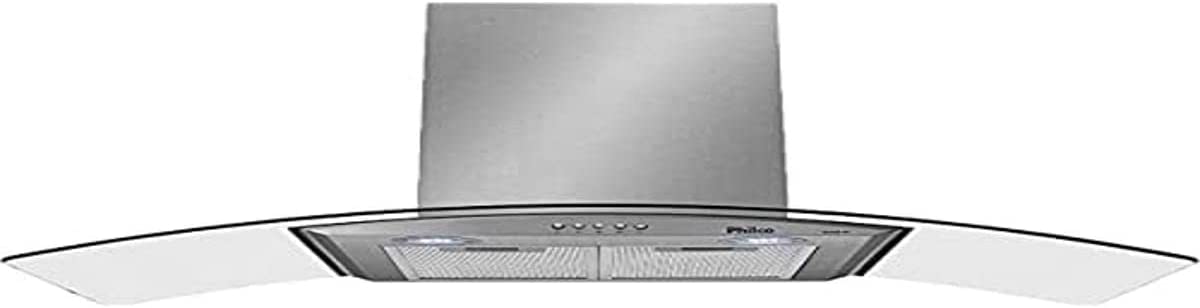 Coifa de Parede Philco 60cm Glass Vidro Curvo 3 Velocidades Inox – PCO60G 110V na Amazon