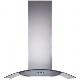 Coifa Ilha Gourmet Vidro Curvo Inox 90cm CFA502 - Cadence na Americanas
