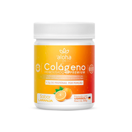 Colágeno Hidrolisado Premium Laranja Aloha 300g na Mundo Verde