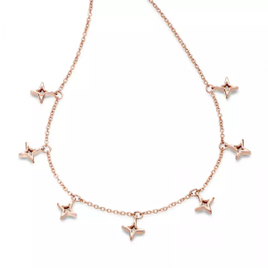 Colar Curto Life Banho Ouro Rosé Star - Vivara na Vivara