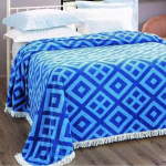 Colcha Chenille Jolitex Com Franja Gabriela 220X240M Azul na Amazon