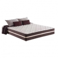 Colchão Casal Classic Molas Superlastic Marrom 138x188x22 na MadeiraMadeira