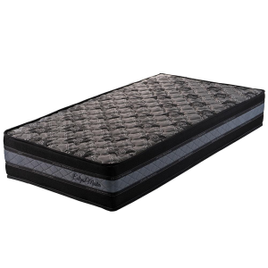 Colchão de Solteiro Hellen Eclipse Master com Pillow Top e Molas Ensacadas 27x88x188 cm - Preto/Cinza na Casas Bahia