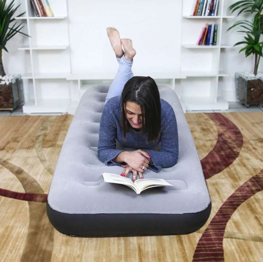 Colchão inflável NTK Fit Ecologic de solteiro na Amazon