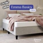 Colchão Queen de espuma Emma Basics 14cm – Firme e ortopédico com 5 anos de garantia na Amazon
