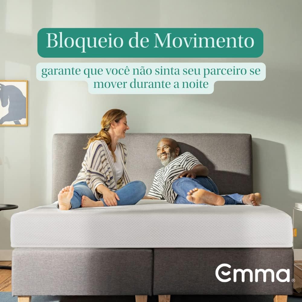 Colchão Queen Emma One Plus – Firme e Ortopédico com 10 anos de garantia na Amazon