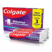 Colgate Creme Dental Máxima Proteção Anticáries Mais Neutraçúcar 70g Promo Leve 3 Pague 2 na Amazon